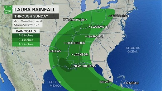 Laura expected to develop into powerful hurricane