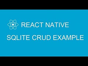 #19 SQLite CRUD Example with MVC model in React Native