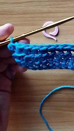 Crochet Tutorial for Beginners : how to make a Half Double Crochet Stitch (Hdc) #crochet