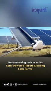 In China, solar-powered robots are now cleaning massive solar farms using the same sunlight that powers them. These machines work without cables, fuel, or manual intervention creating a self-sustaining cycle where clean energy maintains clean energy. This innovation shows how automation renewable energy can create a perfect loop. What once felt like sci-fi is now building the next generation of green infrastructure. Clip credit- Tssu K Facts | YT #SolarEnergy #RenewableEnergy #SustainableLiving 