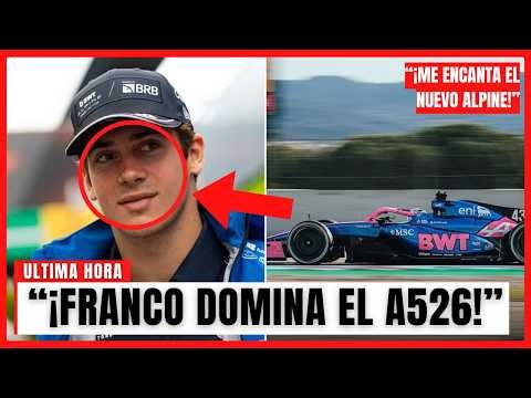 COLAPINTO ENJOYS HIS NEW ALPINE AND OVERTAKES HIS TEAMMATE GASLY!