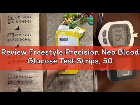 Review Freestyle Precision Neo Blood Glucose Test Strips, 50 Strips
