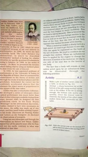 Class-9|Science|Chapter -8|Force and Laws Of Motion #science #books #ncert #viral