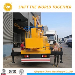 [Hot Item] Straight Boom High Altitude Operation Aerial Lift Platform Fire Truck