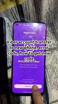Viber account transfer to another phone, viber incorrect code, how to get code from viber #viber