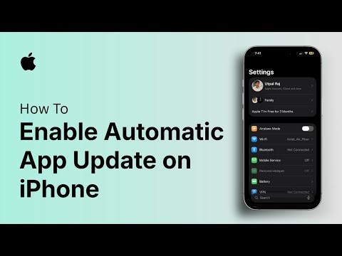 How to Enable Automatic App Update on iPhone