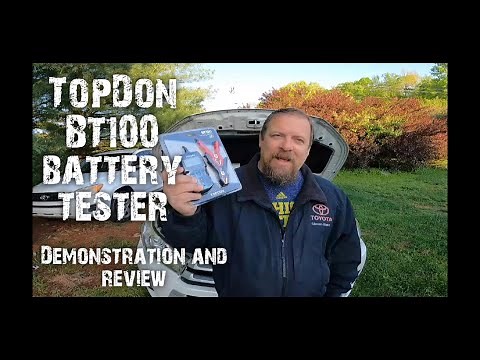 TopDon BT100 Battery Tester full review and demo