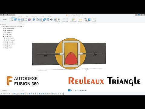How to Design A Reuleaux Triangle in Autodesk Fusion 360 | Mechanism Designing Tutorial