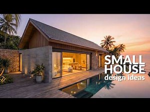 Oceanfront Small House Design | Modern Tropical Villa Ideas🌴🌊