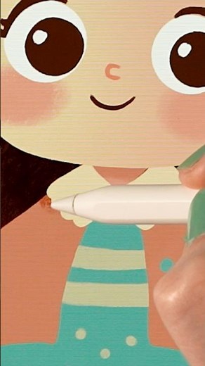 How To Draw A Cute Storybook Character On Your Ipad #drawing #fun