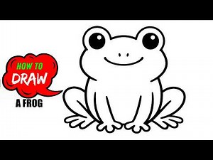 How to Draw a Frog 🐸 | Easy Step-by-Step Frog Drawing for Beginners