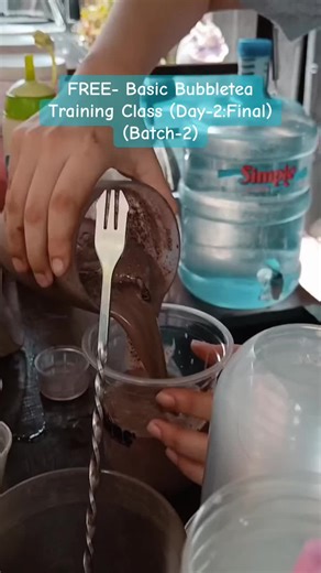 Training Class: Final Day for Basic Bubbletea Skills