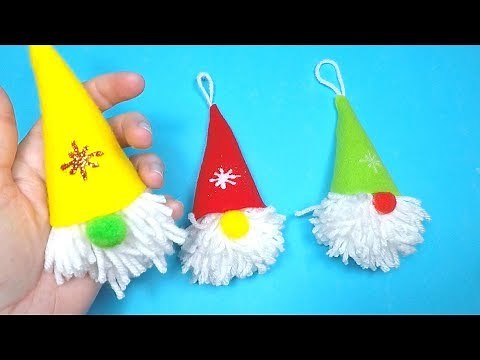 How to Make a Christmas Gnome Ornament | Christmas Craft Idea