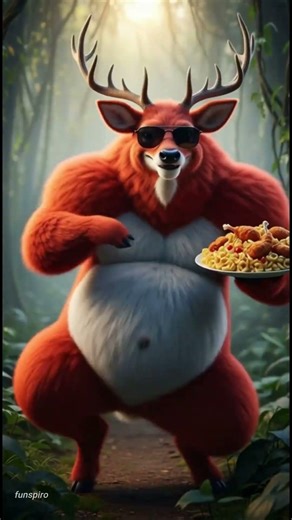 Red Deer Belly Shake on Chicken Wing Song