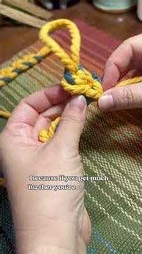 Oat Spike Sinnet - 4 strand braid tutorial