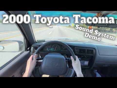 2000 Toyota Tacoma -- Aftermarket 5 Speaker Sound System Demo
