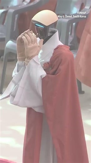 South Korean Buddhist sect welcomes humanoid robot