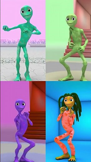 Dame Tu Cosita feat Alien Dance | El Chombo - Yeşil Uzaylı Dansı Ep.31 #dametucosita #shorts