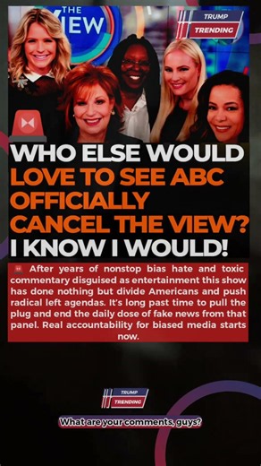 🚨 Who Else Wants to See The View Canceled – Do You Agree With This Take? 🔥 #BreakingNews #USNews #Ne