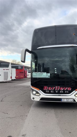 Setra 2x 531DT: Kosovo to Germany