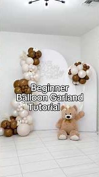 Beginner Balloon Garland Tutorial | Easy DIY Balloon Arch for Parties 🎈