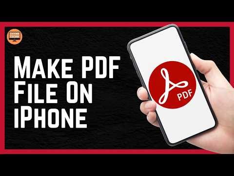 How To Make PDF File On iPhone | Convert Photos To PDF In iOS 2026