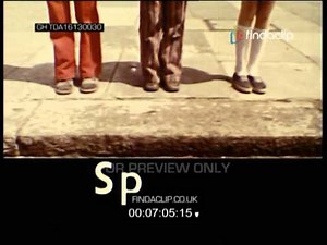 GH001 PIF Green Cross Code Splink Jon Pertwee Cinema Advert 1970s