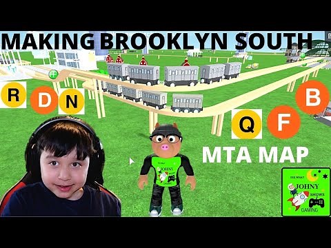 Johny Builds MTA South Brooklyn Subway Lines In Toy Train Tycoon Train SImulator