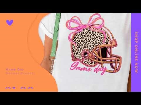 Leopard Game Day Helmet Graphic Tee
