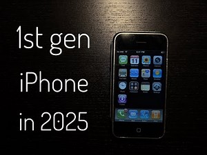 Using the 1st generation iPhone in 2025 (iOS 1.1.4)