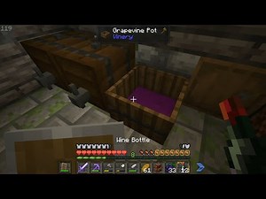 How to make wine using Vinery mod - Modded Minecraft tutorial