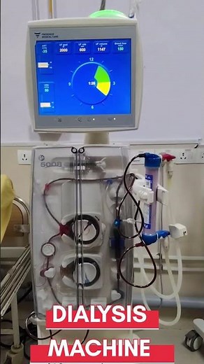How a Dialysis Machine Replaces Your Kidneys #dialysismachine #ckd #hemodialysis