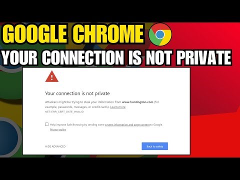 Your Connection Is Not Private Error Fix in Chrome & Edge | Windows Solution