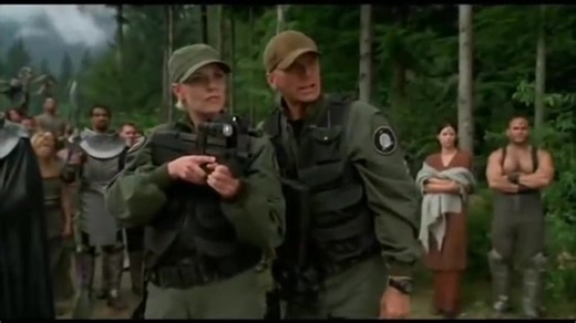 Stargate SG-1 P90 demonstration #stargate #sg1 #p90 #demonstration #jackoneill #samanthacarter #jaffa