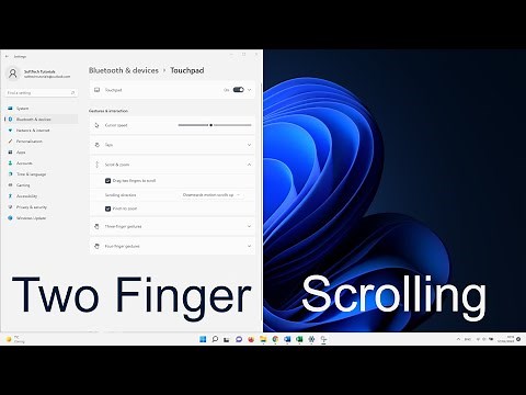 How to Fix Two Finger Scroll not Working Windows 11