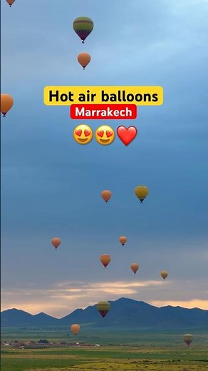 Hot air balloons , Marrakech Morocco #maroc #morocco #marruecos #المغرب #marrakesh #marrakech #مراكش