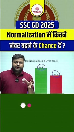 SSC GD 2025 Normalisation Marks का फायदा😱|By Satyam Sir #normalization #sscgd #ssc #shorts #trending