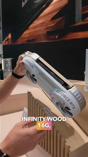 New Wood-themed graphics cards and motherboards from Gigabyte!