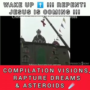 379K views · 21K reactions | WAKE UP! Jesus is COMING! | Dreams & Visions of Rapture & Asteroids Repent! Jesus is coming soon Videos not mine ... . . . Ctto https://youtu.be/tqgO14gKNJ4 | Rapture Prophecy | Facebook