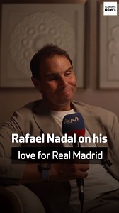 “My team is Madrid.” In a candid interview with Al Arabiya, Spanish tennis maestro Rafael Nadal, who recently announced his retirement from the sport, shares his love for his favorite football club, Real Madrid. Watch the full interview here: https://youtu.be/GjHM21C0wpM | Al Arabiya English