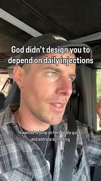 We were not designed to inject our way into health