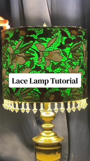 DIY Tiffany & Co. Inspired Lace Lampshade Tutorial