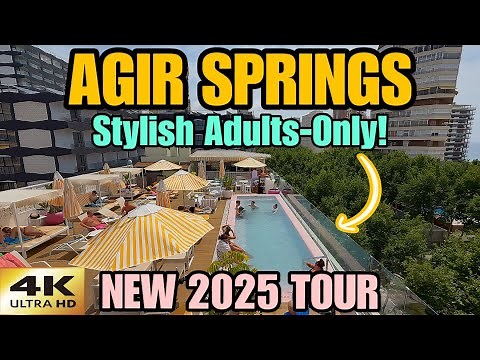 AGIR SPRINGS Hotel, Benidorm - FULL INSIDE TOUR in 2025!🌴😀
