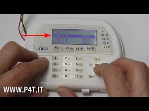 Gestione codici utente allarme Inim smartliving 515