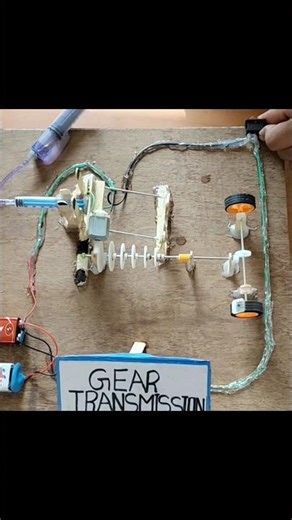 "GEAR TRANSMISSION" project model #shorts #trending #viral