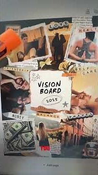 how to make vision board on canva 2025 at home #onlinebusiness #howtomakemoneyonline