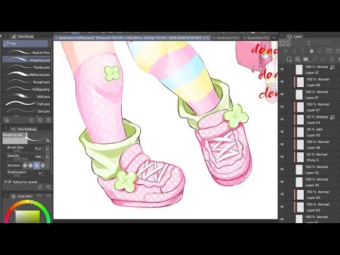 draw with me #1 || Clip Studio Paint || ( ´ ▽ ` )ﾉﾞ
