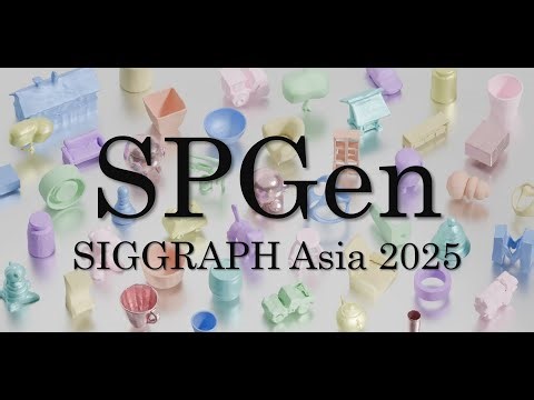 SPGen Demo Video (SIGGRAPH Asia 2025)