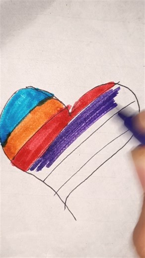 Coloring 💖#craft #art #aestheic #easy #drawing #coloring