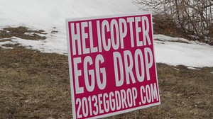 What's This Helicopter Egg Drop About?